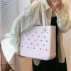 Оптовая продажа Bogg Bag Силиконовая пляжная сумка на заказ Модная пластиковая пляжная сумка Eva Женская летняя сумка 965