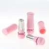 Förvaringsflaskor diy söt tom läppstift läpprör mode rosa koreanska makeup lipglans ton protektor containrar 12.1 mm fodral 200 st