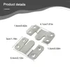 إطارات Z-Clips Hooks Bracket Bracket Bracket For Po Vanity Mirrors Wooden Wordrobes Accessories Accessories Hardware