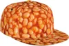 Bonés de bola engraçado comida impressão snapback chapéu hip hop estilo moda plana bill chapéus adolescentes ajustável boné de beisebol caminhoneiro