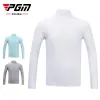 Рубашки PGM Рубашки для гольфа для мальчиков Летние солнцезащитные детские топы из ледяного шелка с длинными рукавами Рубашка Дышащие быстросохнущие футболки YF137