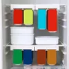 Contenitori per organizer da appendere al frigorifero per la cucina, contenitori per dispenser per lattine, contenitori per alimenti in scatola per bibite, contenitori in plastica per frigorifero