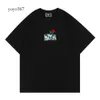 Kith Tom ve Jerry T-Shirt Tasarımcı Erkekler Kadınlar Günlük Kısa Kollu Susam Sokak Tee Vintage Moda Giysileri Tee Groar Tee Üst Boyutlu Adam Şort 669