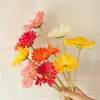 Fleurs décoratives 38.5cm PU marguerite artificielle pour la décoration de mariage bricolage faux Bouquet de fleurs Gerbera simulé fête décor à la maison