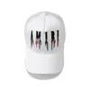 Stripdesigner hattar för kvinnors multifärgduk broderad baseballmössa män grossist god kvalitet cappellino monterad hatt adumbral FA0105 H4