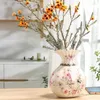 Vases Creative Ceramic Vase Chinese Blue And White Porcelain Household Living Room Decoration Flower Arrangement