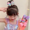 Hair Accessories Ncmama 3Pcs/set Sequins Butterfly Bands For Girl Cute Bow Hairpin Headband Children Hoop Headwear