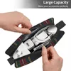 Opbergtassen Reizen Luxe Zwarte Tartan Geruite Toilettas Geometrische Gingham Check Textuur Make-up Cosmetisch Voor Schoonheid Dopp Kit Box