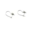 Studörhängen 925 Sterling Silver Leverback French Earring Hooks Hypoallergenic Dingle Earwire Fynd för smyckenillverkning