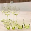 Wine Glasses 1PCS Cocktail Glass Retro Green Goblet Wine Glass Margarita Glasses Champagne Glass Martini Glass Exquisite Small Tasting Wine G L240323