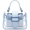 Vendita al dettaglio all'ingrosso 95% di sconto Borsa di lusso Borsa trasparente Donna Moda spiaggia Primavera / estate Jelly Pvc Borsa a tracolla a catena Custodia Instagram qualità impermeabile