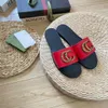 Slippers Zomer Damesmode Uitloper Veelzijdige koperen gesp Platte bodem Ronde neus Open teen sandalen