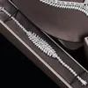 Kolye küpeleri zirkon için lüks 4pcs set set zirkon African Dubai Gelin Mücevher Dans Partisi İki Katman ve Küpe Kadınlar Weddi