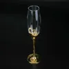 Wine Glasses Crystal champagne glasses wedding glasses red wine glasses sparkling sweet wine glasses for European homes gold glasses L240323