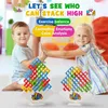 BLOCKS NYA 48st Tetra Tower Balance Stacking Building Block Brädspel för barn Vuxna Friends Team Family Game Party Christmas Gifts 240401