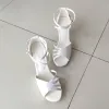 أحذية النساء اللاتينية الرقص أحذية بيضاء الساتان باشاتا السالسا رقص أحذية لامرأة 7 سم الكعب رقص أحذية الفتيات الحفلات حذاء الرقص