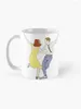 Tassen La Land – Aquarell-Kaffeetasse, Thermobecher für Kaffee, Kawaii-Set