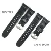 إكسسوارات راتنج راتنجات مراقبة حزام ل Casio Gshock PRG130 PRW1500 PRW1500 PRG130 PRG130Y استبدال Band Men Sport Watchband Accessories