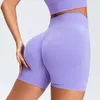 High Taille nahtlose Shorts Frauen Scrunch Butt Yoga Push Up Fitnessstudio Athletic Beute Fitness Workout Kurzkleidung 240322