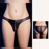 Cuecas roupa interior g-string calcinha fina tanga preto/vermelho/branco/rosa bulge bolsa conforto durável lingerie de seda gelo marca