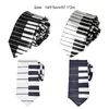 Bow Ties Classic Musical Notes Tie legant for Gift Universal Match Smooth Piano Guitar Necktie