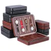 2 4 8 Slot Portable Watch Box PU Leather Package Travel Organizer Case Display Container Storage Holder242w