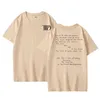 여자 티셔츠 고문 시인 부서 티셔츠 시대 투어 상인 TTDP 티셔츠 사랑과시 페어 티셔츠 회장 거리 의류 240322