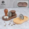 Filtr 58 mm siatkowy barista kawa do robienia krążka do espresso Hine Hine Hine Walnut wielokrotnego użytku