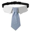 Dog Apparel Fashion Pet Accessories Tuxedo Bow Ties Necktie Saliva Towel Tie Collar Formal