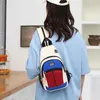 Bolsos de hombro para mujer, Mini mochila pequeña para el pecho, bandolera de moda para mujer, mochila de viaje deportiva, mochila cruzada para chica