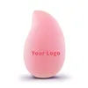 50 шт., безлатексная розовая косметическая губка для красоты, градиентный фруктовый персиковый синий авокадо, блендер для макияжа, дизайн 240321
