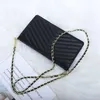 Shoulder Bags High Leather Palm Print Women's Single Bag Multi-function Ultra-thin Mobile Phone Diagonal Cross Chain Envelope