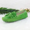 Casual Shoes Fashion Genuine Leather Women Flat Slip On Woman Loafers Flats Soft Moccasins Female Footwear