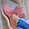 Casual Shoes Women Flats For Black Red Bow Sandals Summer Flip Flop Comfortable Autumn Retro Fashion Large Size