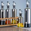200300500ml Oil Bottle with Scale Multifunctional Glass Seasoning Storage Dispenser for Kitchen 240307