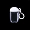 Storage Bottles Portable Plastic Transparent With Hook Key Ring Cosmetic Container Refillable Bottle Hand Soap Spray