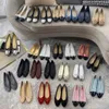 Sapatos de grife paris marca preto apartamentos para mulheres outono mulheres ao ar livre couro ballet sapatos planos senhora boa qualidade arco macio couro barco ballet plana sandália sapatos