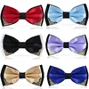 Bow Ties Men Tie Fake Collar Women Silk Butterfly Bowtie Wedding Black Red Christmas Gifts For School Accessories