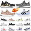 Scarpe da corsa da uomo Ultraboosts 20 Viola Triple Nero Bianco Giallo rosa Blu metallizzato Donna Casual Trainer Scarpe da ginnastica da esterno taglia 36-45