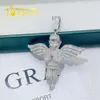 Topp säljare fina smycken Sterling Sier Iced Out Diamond VVS Moissanite Pendants