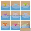 Drinkware Lid Mticolor Sile Dustproof Cup Lids Butterfly Er Silica Gel Sealing Cup-Er T9I002088 Drop Delivery Home Garden Kitchen Dini Dhiuh