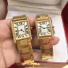 Best verkochte roestvrijstalen horloges Man Vrouw horloge Roestvrij stalen armband quartz uurwerk horloge solo polshorloge 0033220Z