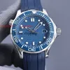 Titanuhr AAAAA Hochwertige Herrenuhren Omg 8215automatisches Maschinenwerk 42mm Classics Diving Sapphire Mirror Montredelu 40