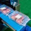 상자 흐름 포장 기계 수평 흐름 랩 팩 기계에 완전 자동 왕복 토마토 딸기 과일