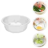 Set di stoviglie Bacino in alluminio spesso Pentola per zuppa Piatto rotondo Filtro Frutta Lavaggio Colino Verdura