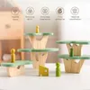 Tri nidification empilage jouets bébé Montessori jouets en bois bloc de construction ensemble infantile éducation précoce cadeaux pour enfants 24323