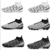 Men Outdoor Hot Sale Ultralight Soccer Shoes High-top FG/TF Professional Long Spikes Ankle Unisex Comfortable Football Boots