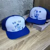 Nouveau Baseball vague chapeau lettre brodé incurvé mode voyage maille respirant hommes Hip Hop chapeau Graffiti camion pilote HatAA8S25