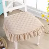 Oreiller d'hiver en peluche chaud, coussin simple, loisirs saisonniers, chaise multicolore, tabouret de Table à manger pour personne