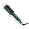 Fers de salon de coiffure 2 en 1 Brosse à lisser Fer à friser Céramique Ion négatif Waver Bigoudis Outils de coiffure avec écran LCD Drop Deliver Ot3LL